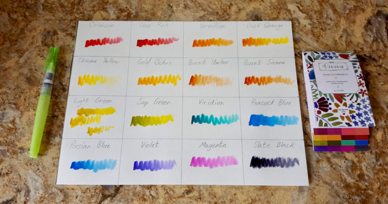 Viviva Colorsheets Product Review – Watercolor Paint with Ease