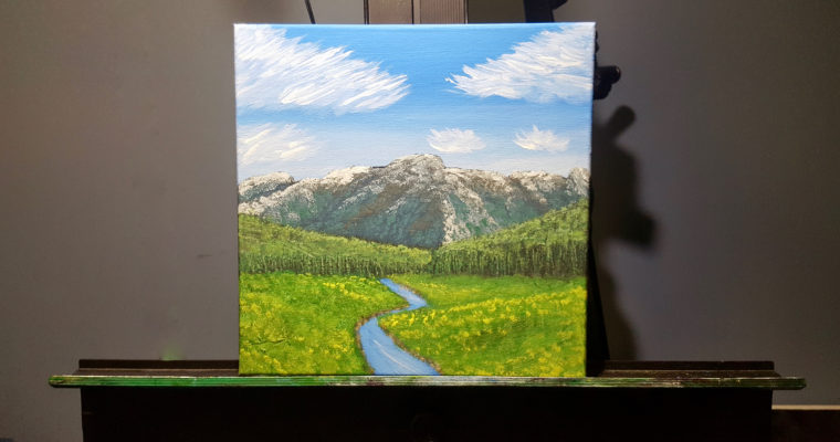 Painting Tutorial – How to Paint a Meadow