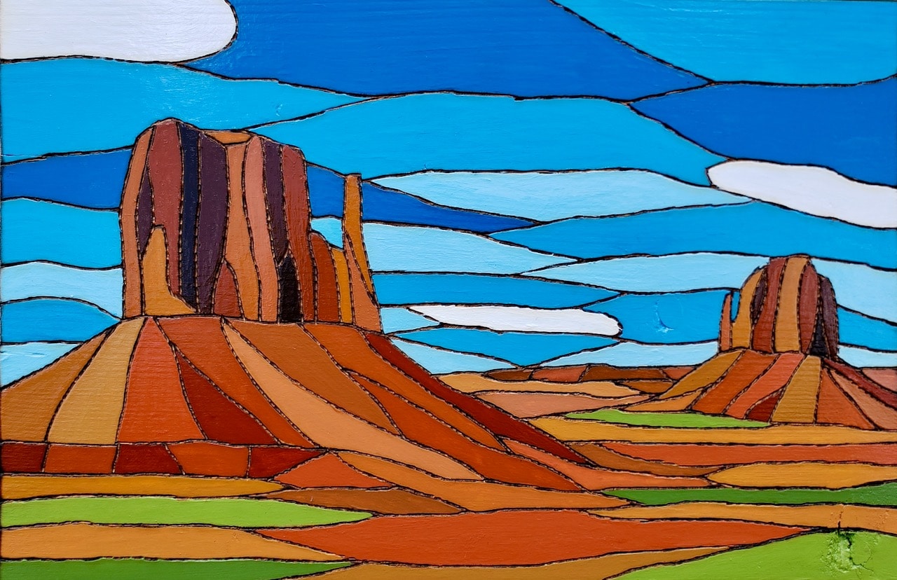 Monument Valley - Mixed Media Artwork - Brian Sloan Artist